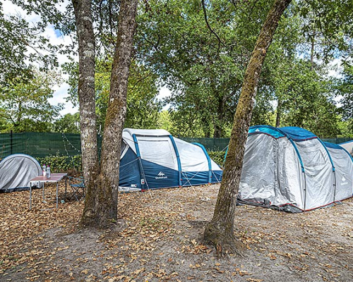 emplacement tente camping biscarrosse